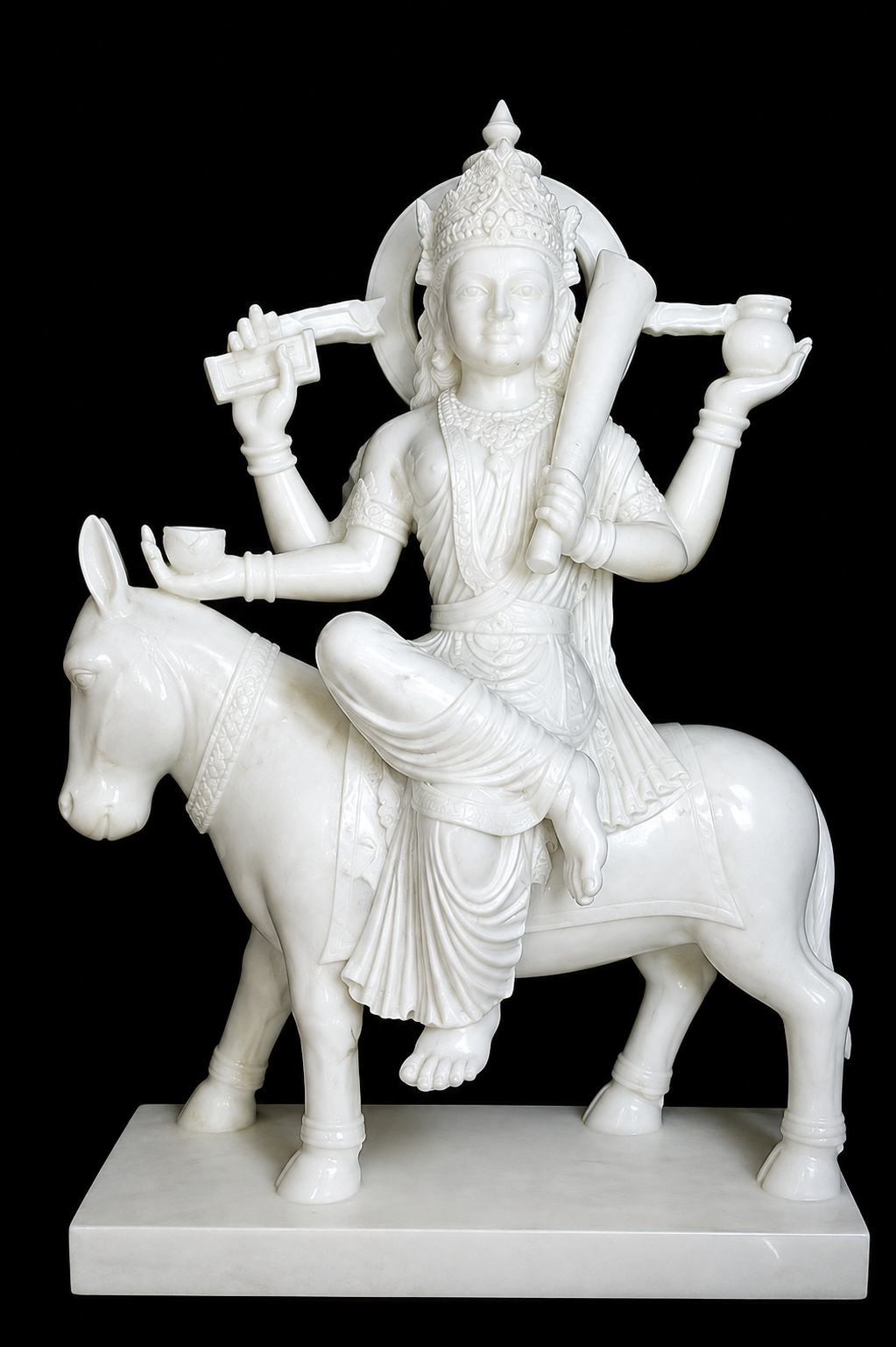 Shitla Mata marble statue by Bhura Murti Art
