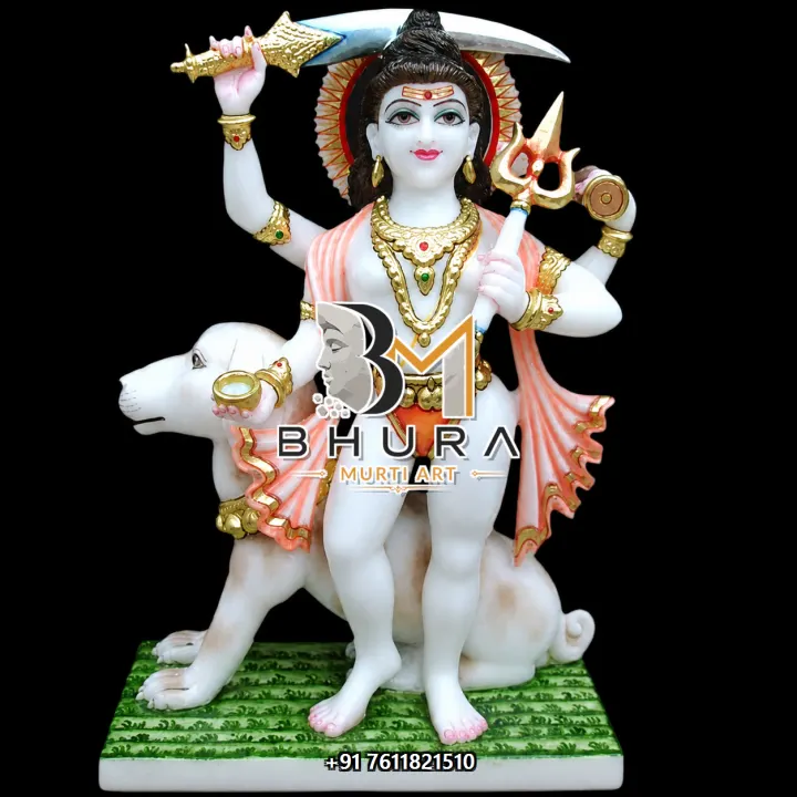 Handcrafted Bheru Ji Marble Statue handcrafted statue