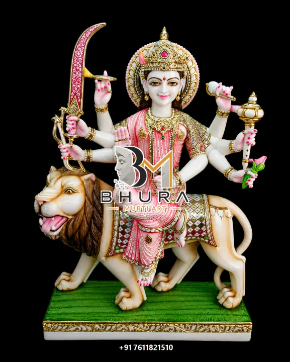 Durga Maa Colourful Lion Variant Collection