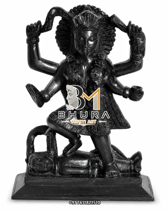 Traditional Kali Maa Standing on Shiva Statue handcrafted statue