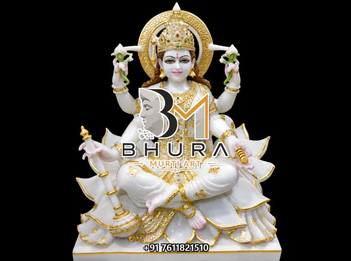 Goddess Lakshmi Hand-Painted Statue Collection handcrafted statue