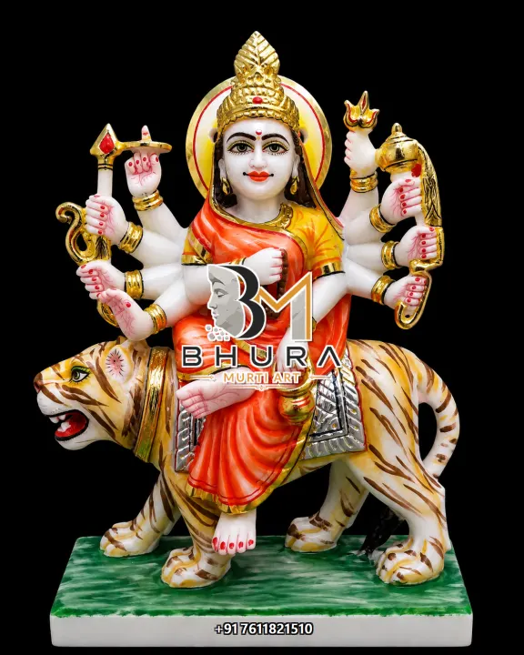 Hand-Carved Navdurga Sculpture Collection handcrafted statue