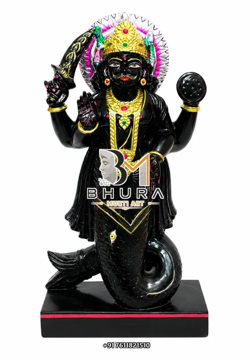 Traditional Navgraha Marble Statue Collection handcrafted statue