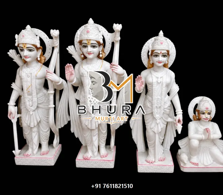 Shri Ram Sita Laxman Hanuman Murti Collection handcrafted statue