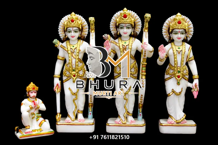 Hand-Carved Ram Parivar Sculpture Collection handcrafted statue