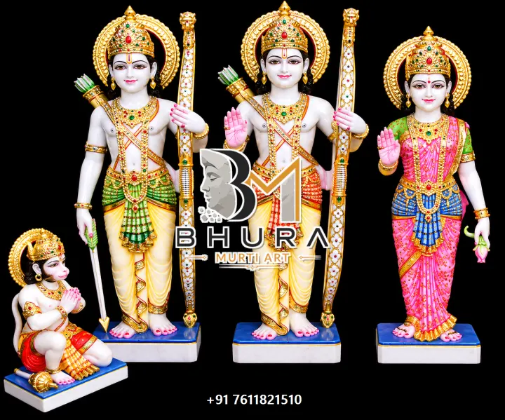 Artistic Shri Ram Parivar Statue Collection handcrafted statue
