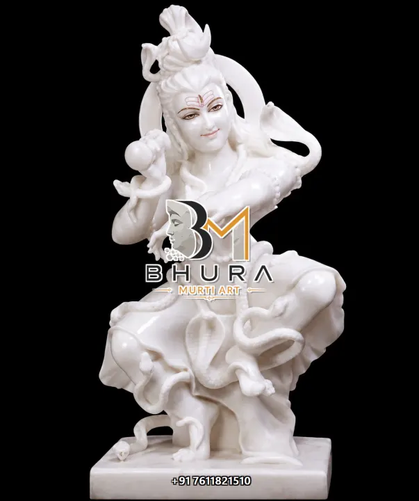 Spiritual Shiv Shankar Marble Statue Collection handcrafted statue