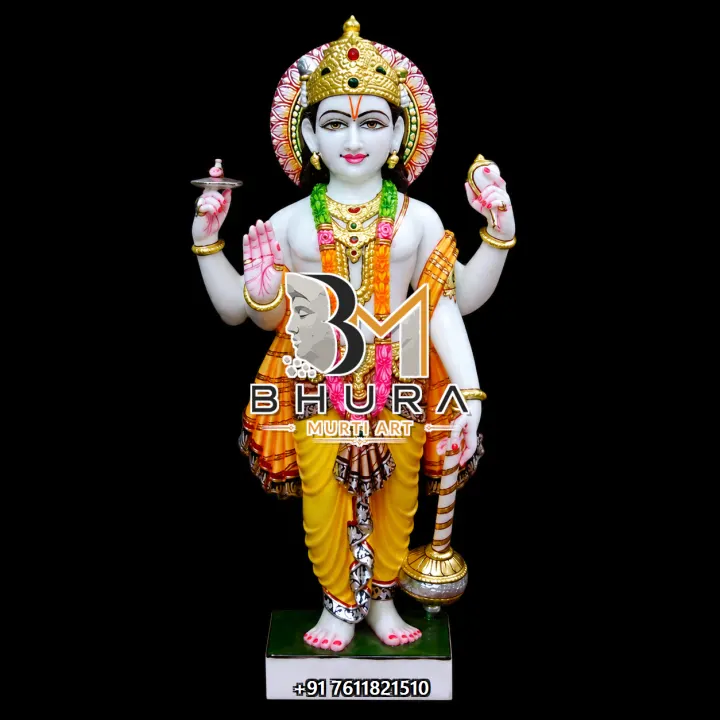 Lord Vishnu Yellow Dhoti Chakra Murti