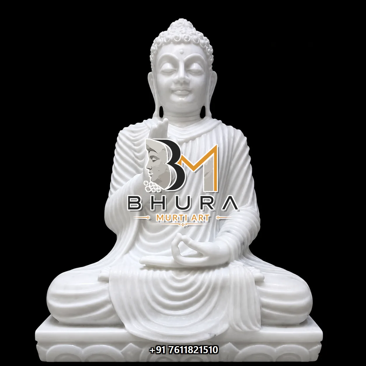 Premium Gautam Buddha Sculpture Collection - handcrafted stone design view 2
