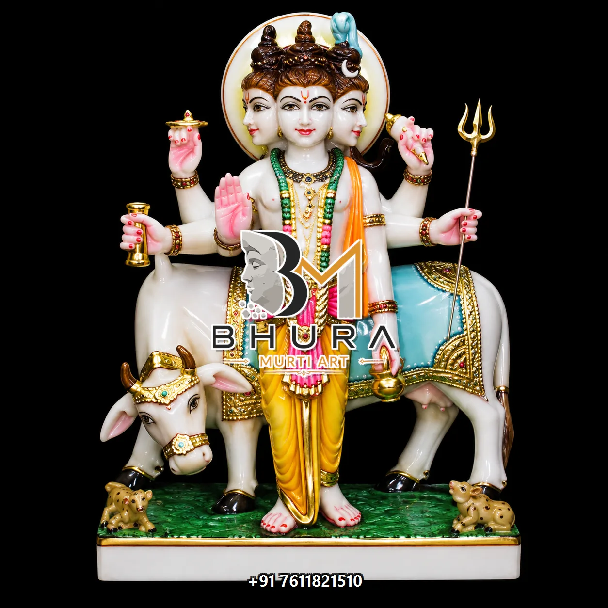 Dattatreya Multicolour Cow Vahan Collection - design variant 4
