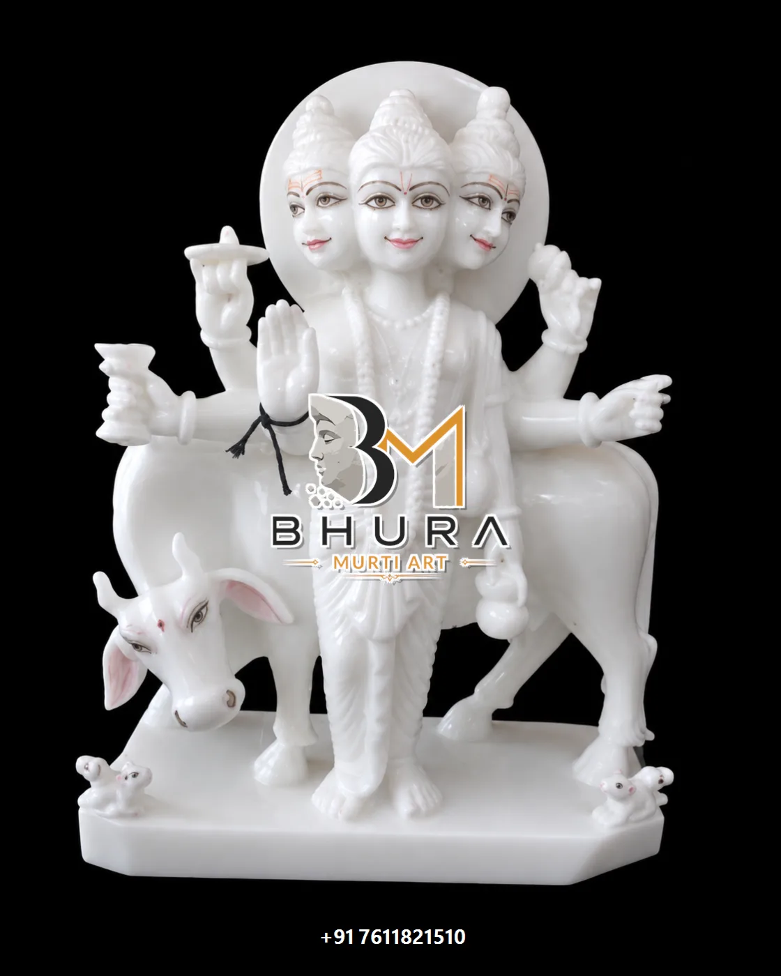 Dattatreya Shwet Marble Classic Collection - design variant 3