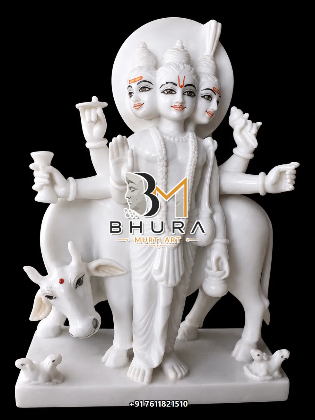 Dattatreya Shwet Marble Classic Collection - design variant 5
