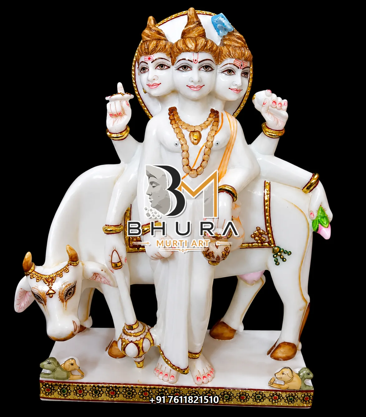 Dattatreya Ivory White Standing Collection - design variant 2