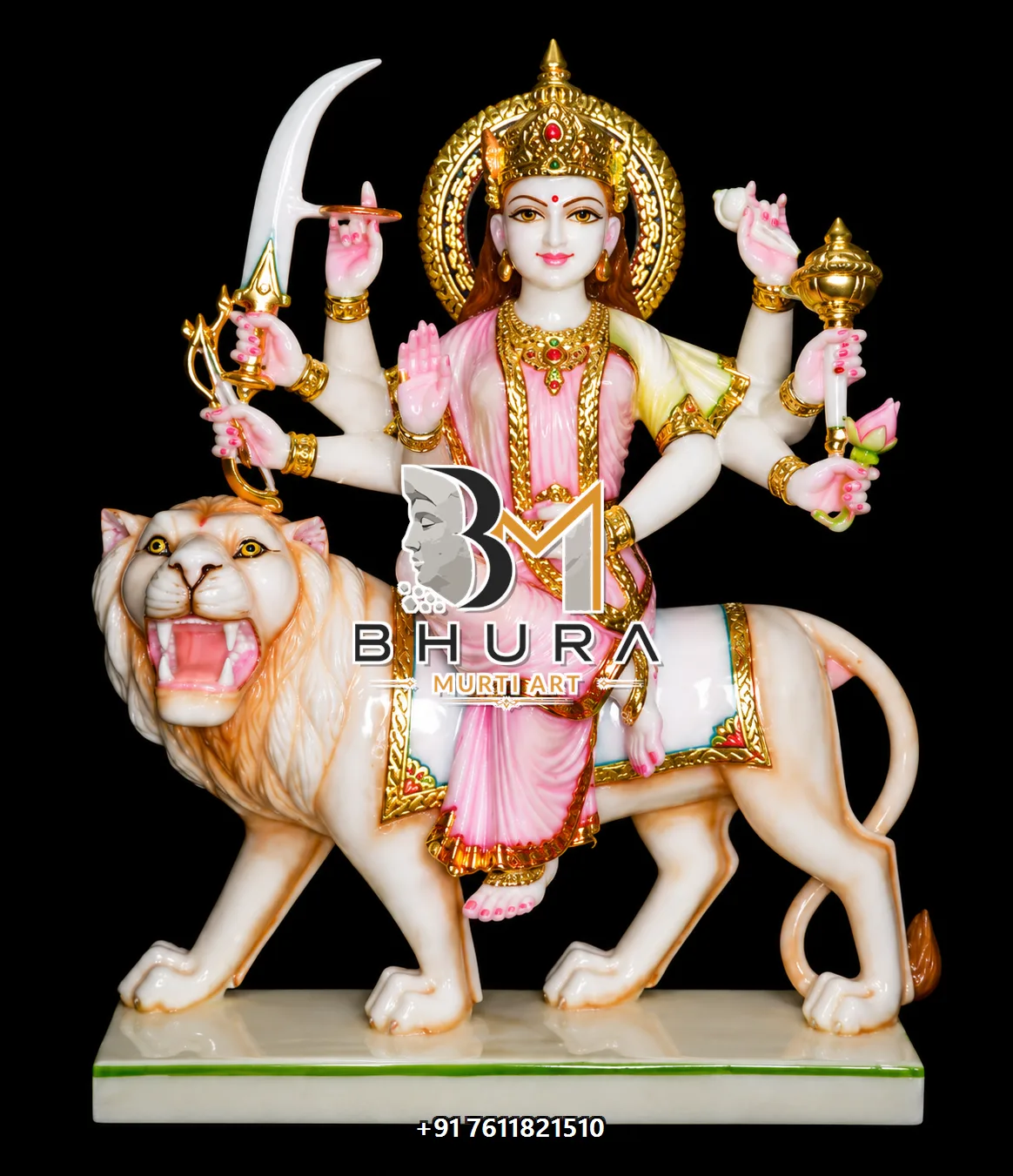 Durga Maa Pastel Lion Variant Collection - design variant 3