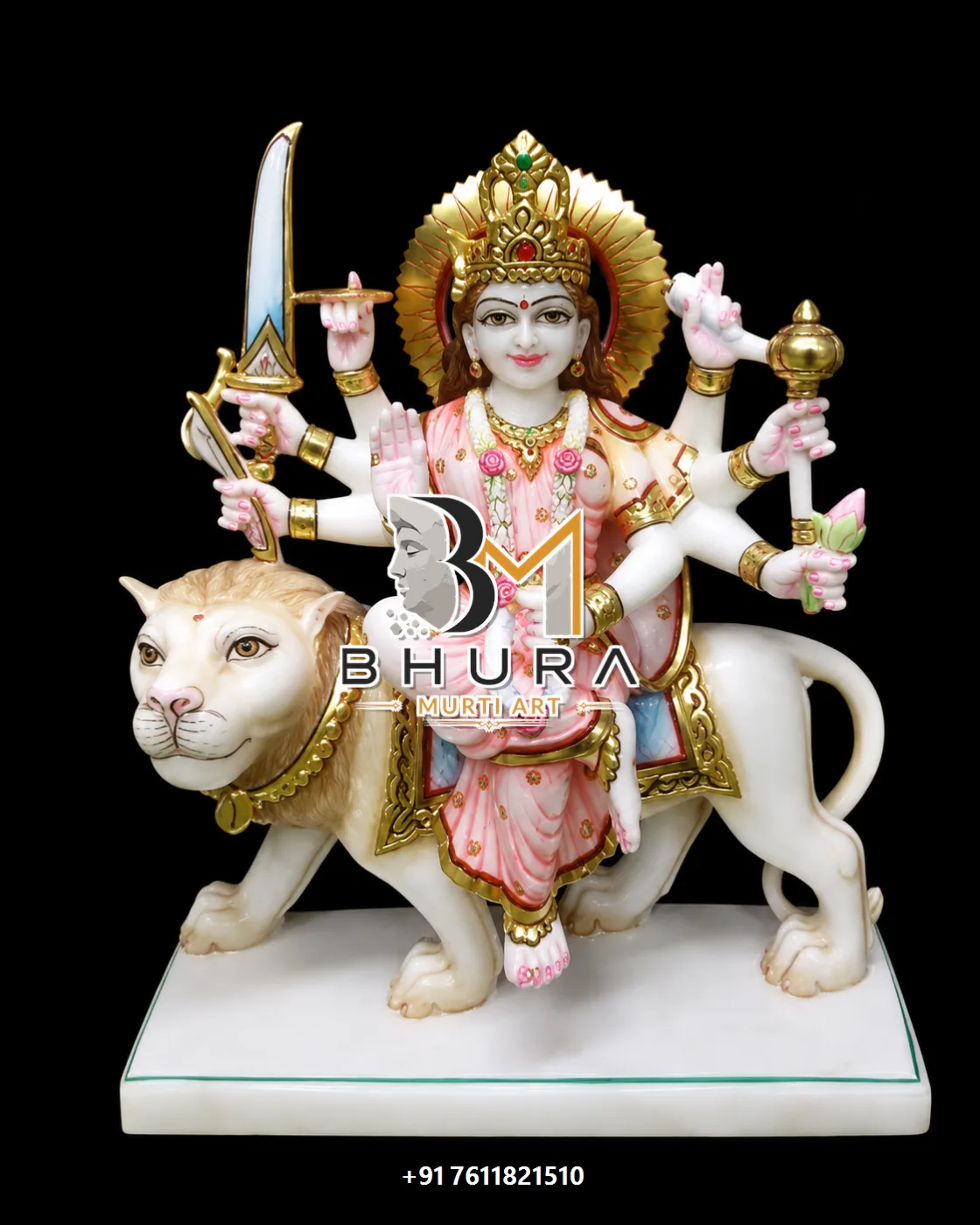 Durga Maa Shwet Marble Classic Collection - design variant 2