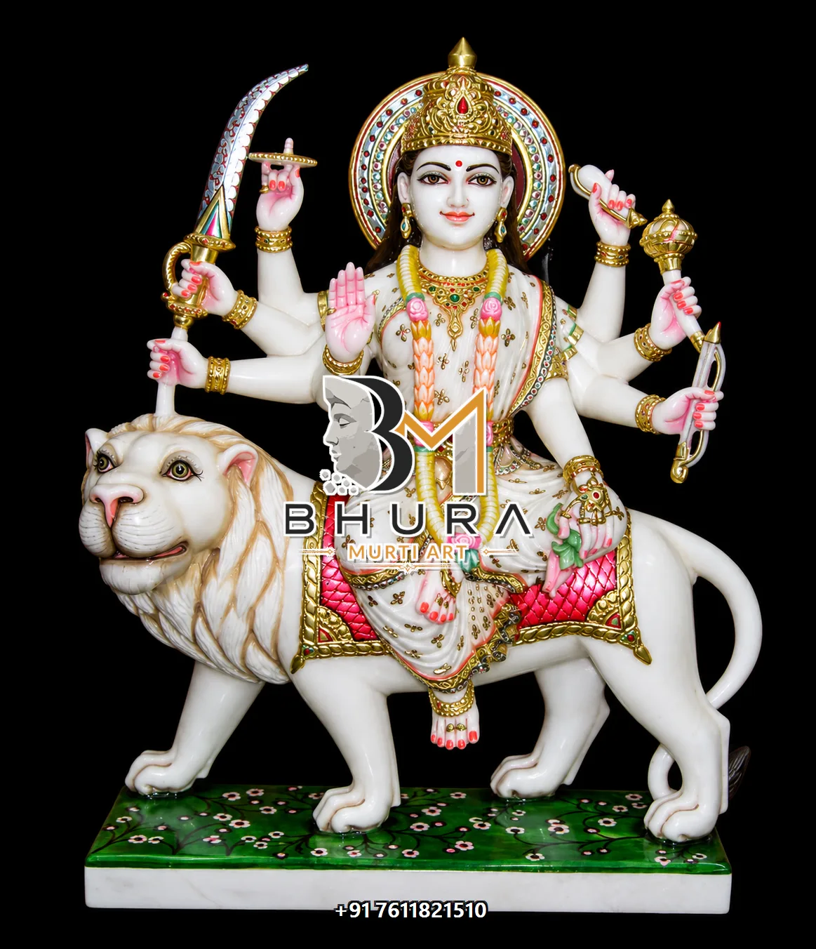 Durga Maa Shwet Marble Classic Collection - design variant 3