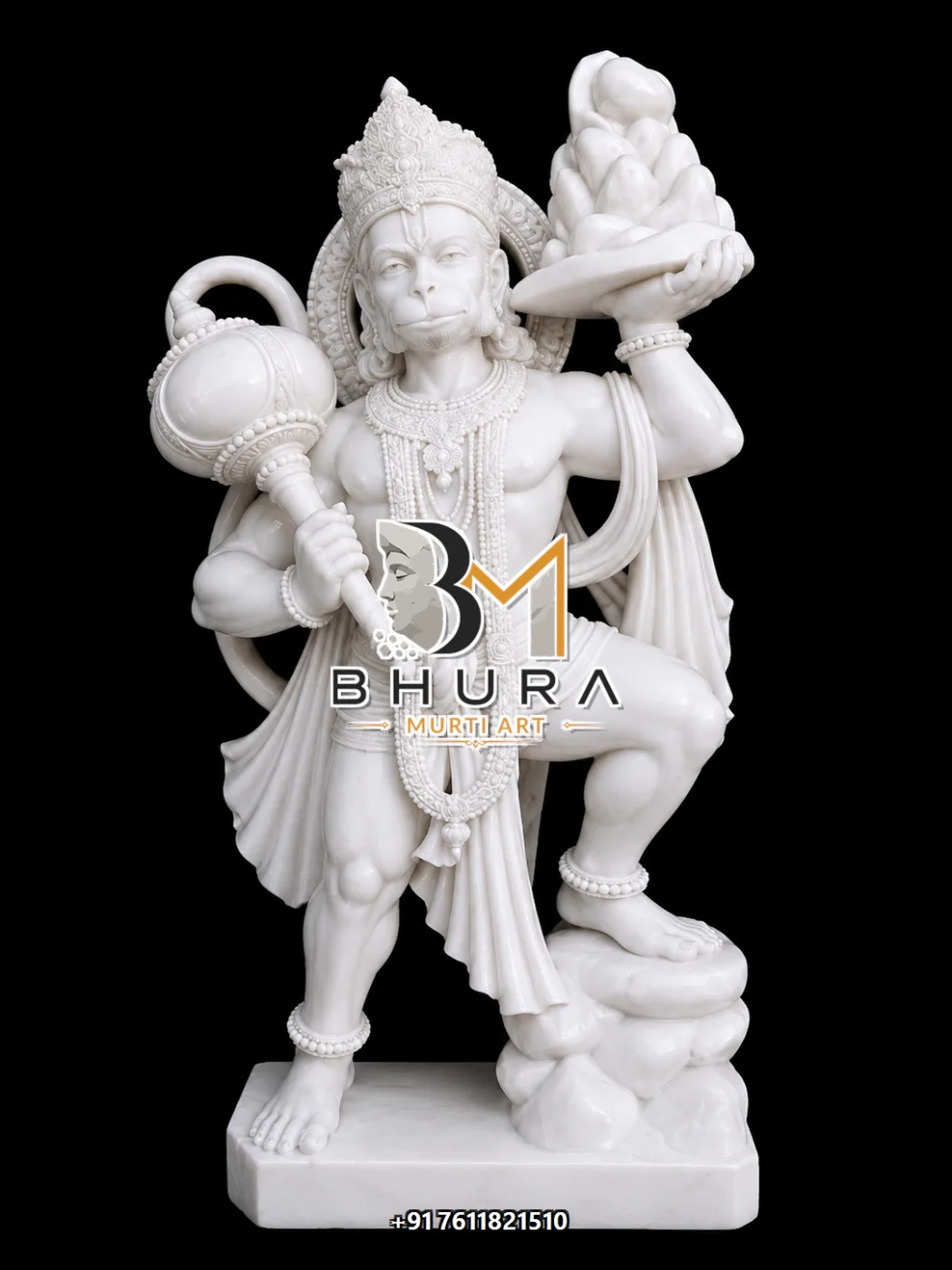 Hanuman Shwet Makrana Standing Collection - design variant 3