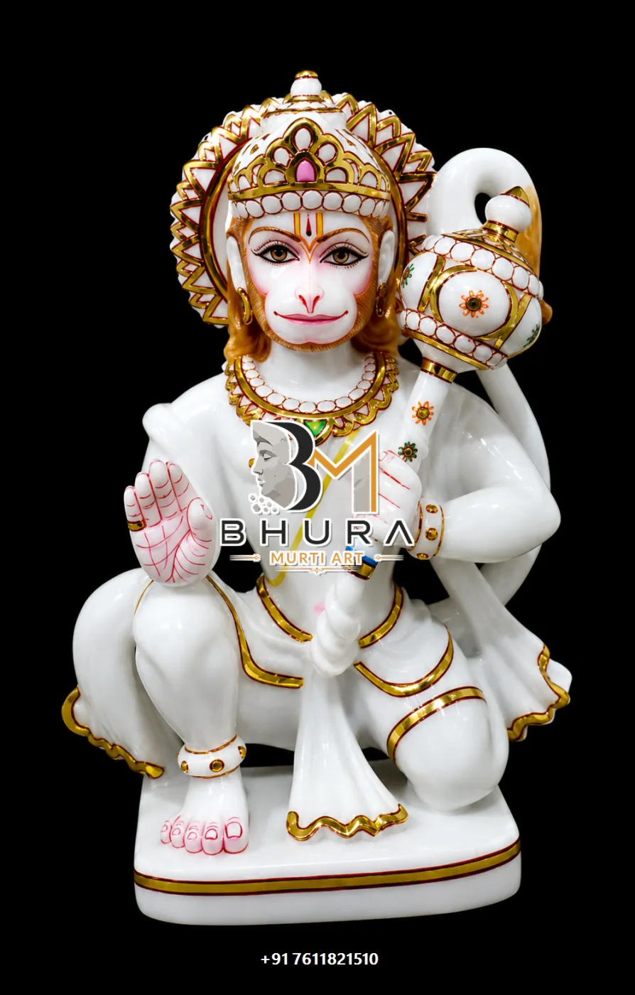 Sitting Hanuman Gada Shoulder Collection - design variant 4