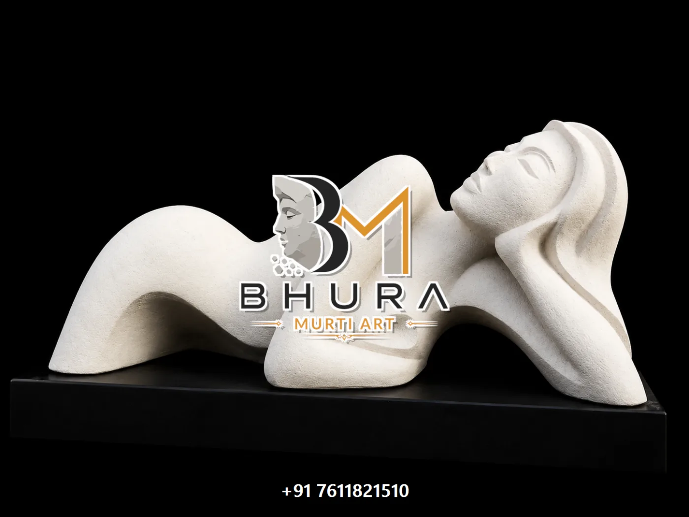 Contemporary Modern Art Marble Sculpture Collection - handcrafted design view 3
