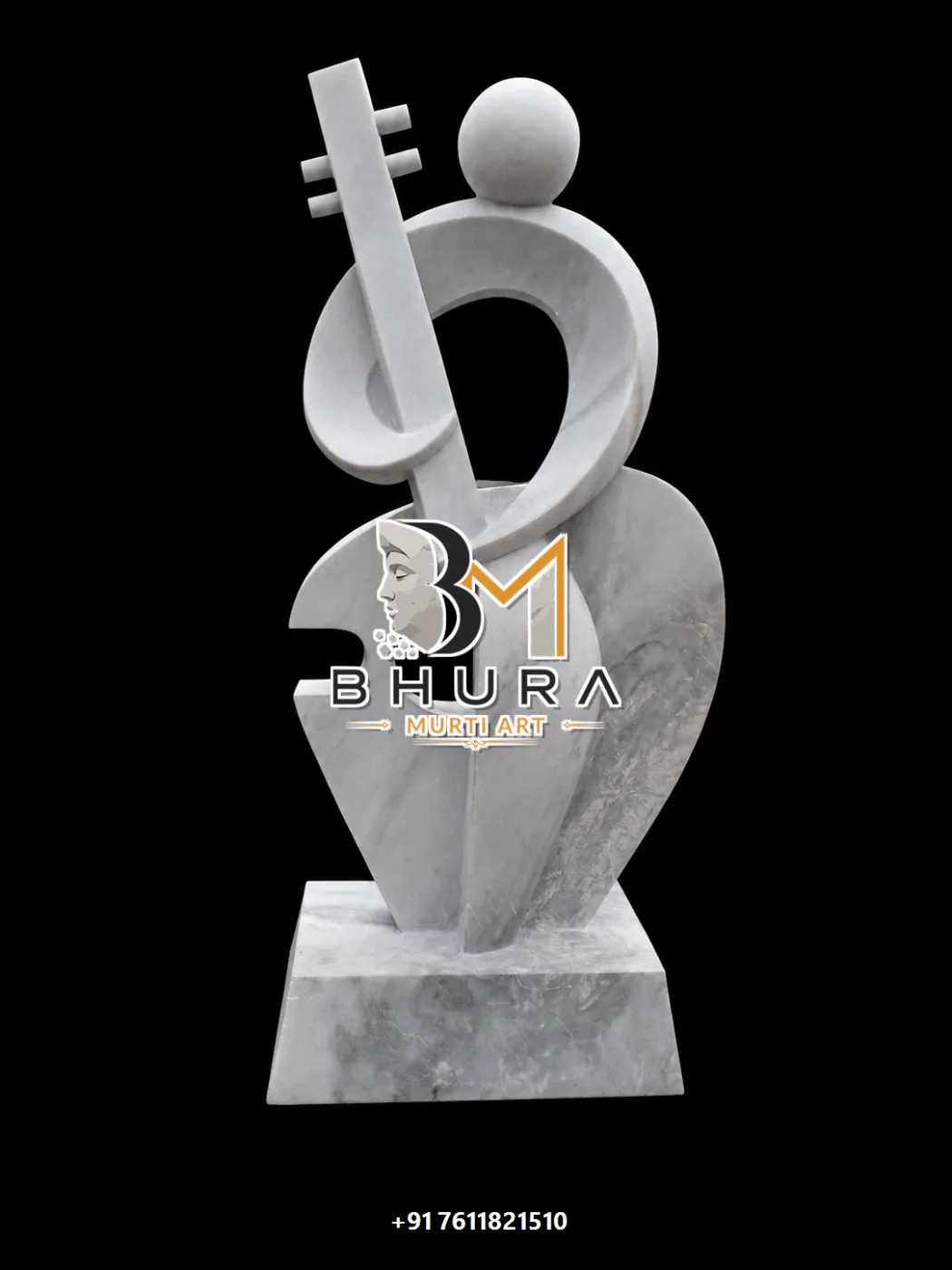 Abstract Decorative Stone Statue Collection - handcrafted design view 4