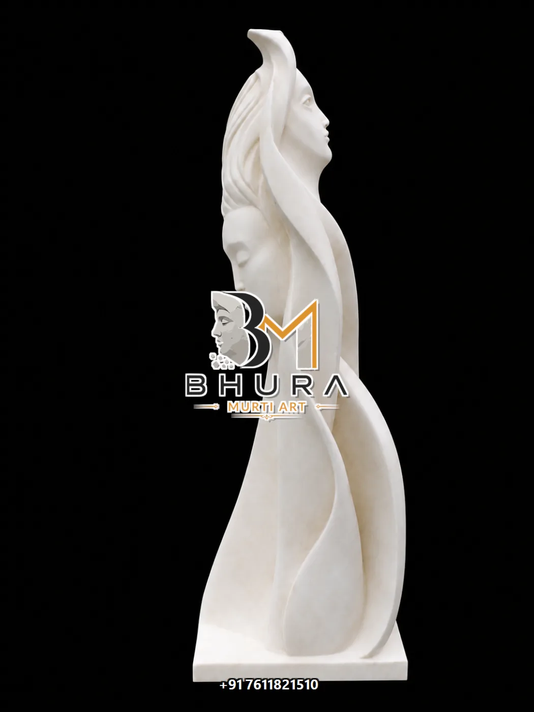 Creative Marble Art Sculpture Collection - handcrafted design view 2