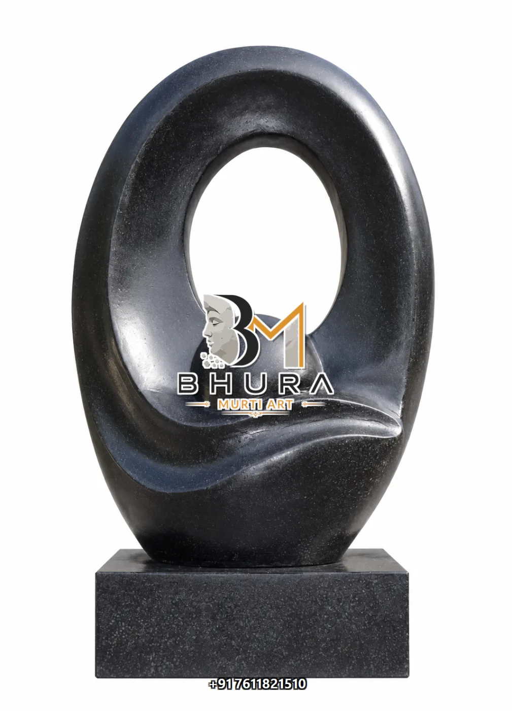 Contemporary Hand-Carved Art Statue Collection - handcrafted design view 4