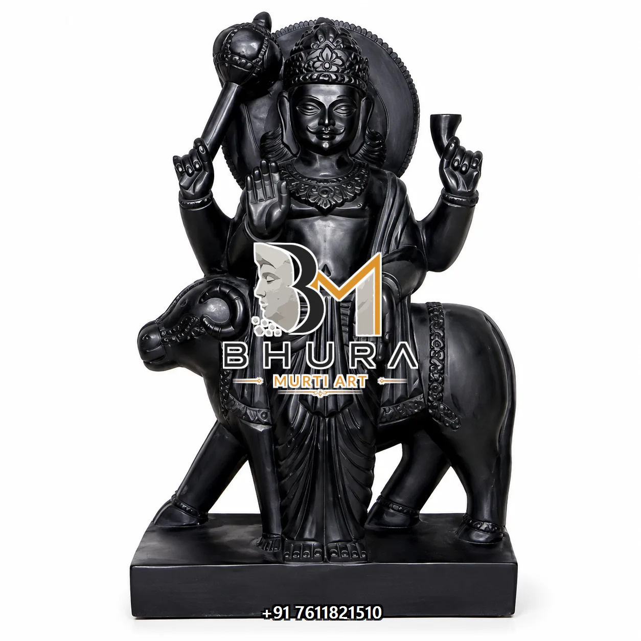 Designer Navgraha Marble Statue Collection - handcrafted marble design view 3