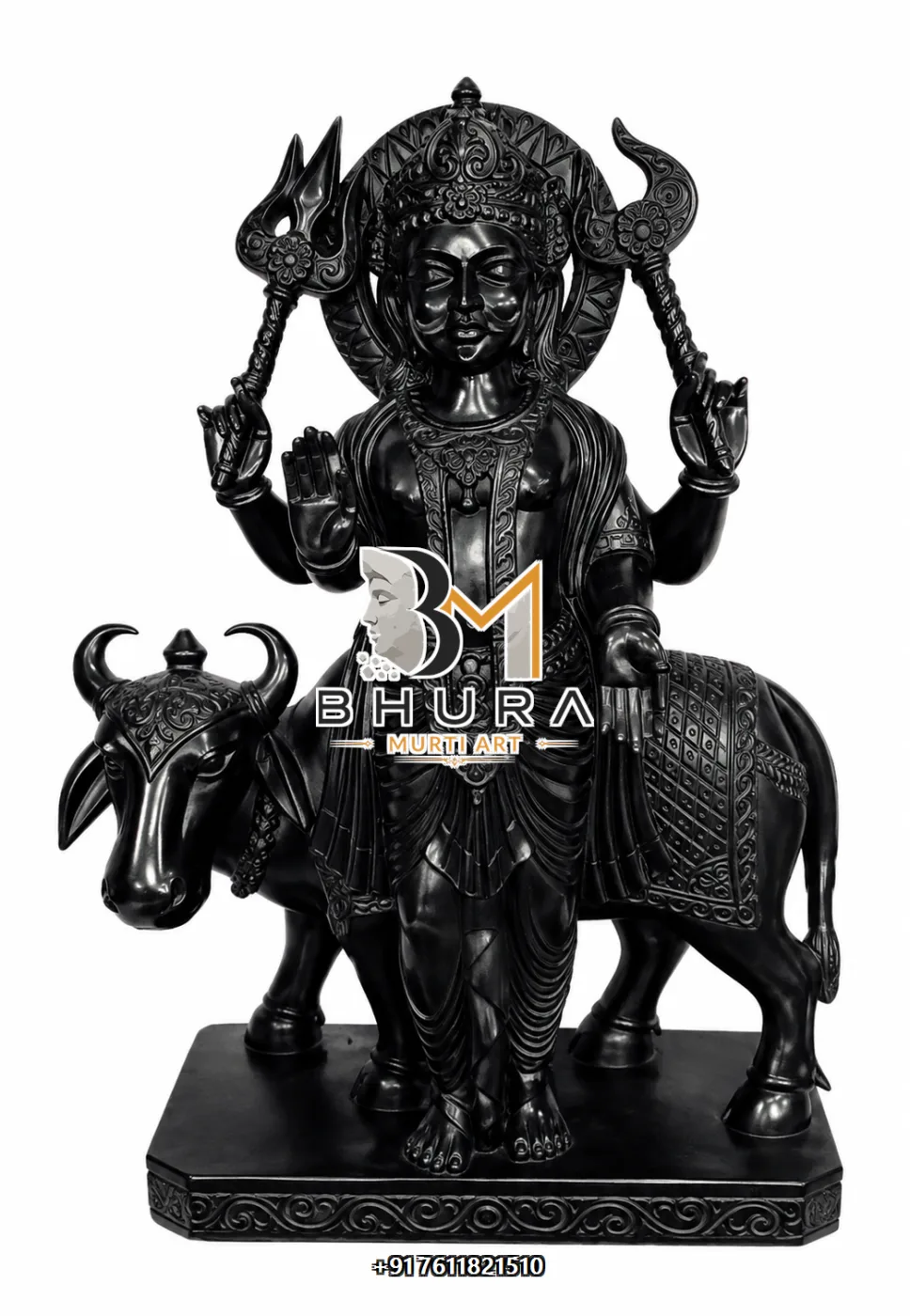 Spiritual Navgraha Marble Statue Collection - handcrafted marble design view 2