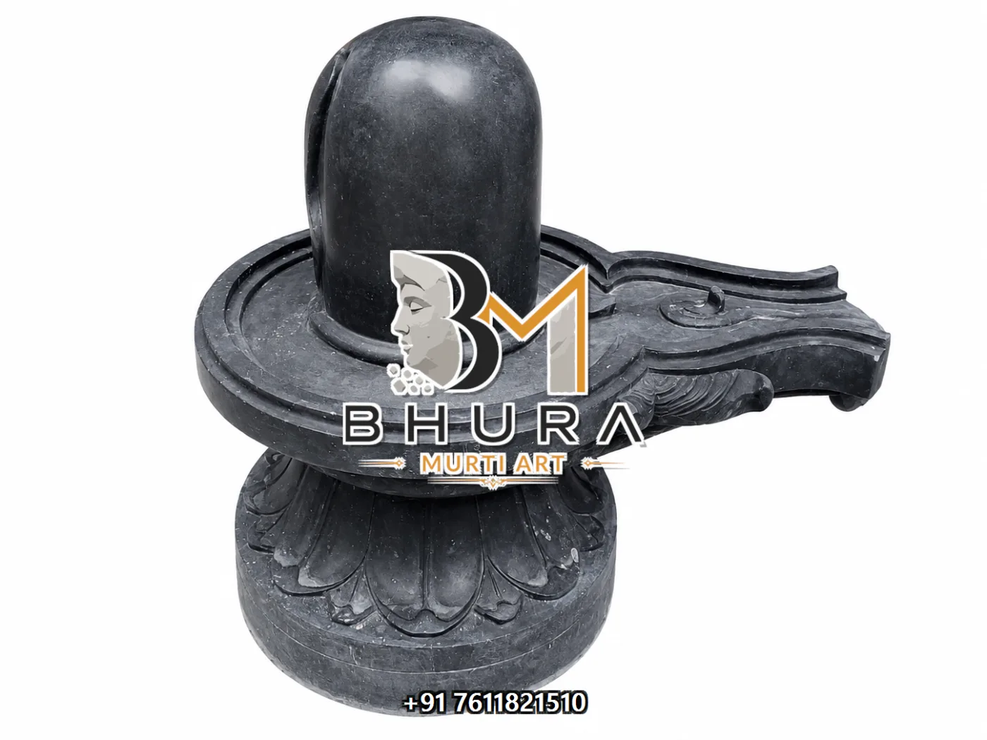 Traditional Shiva Lingam Jaladhari Collection - handcrafted marble design view 2