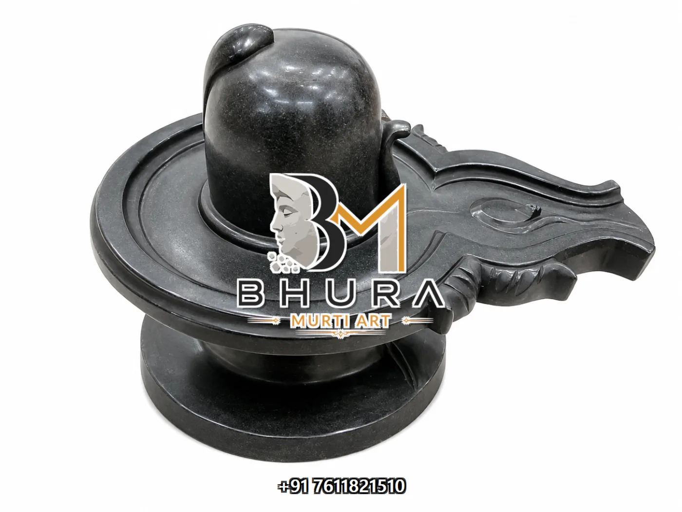 Traditional Shiva Lingam Jaladhari Collection - handcrafted marble design view 3