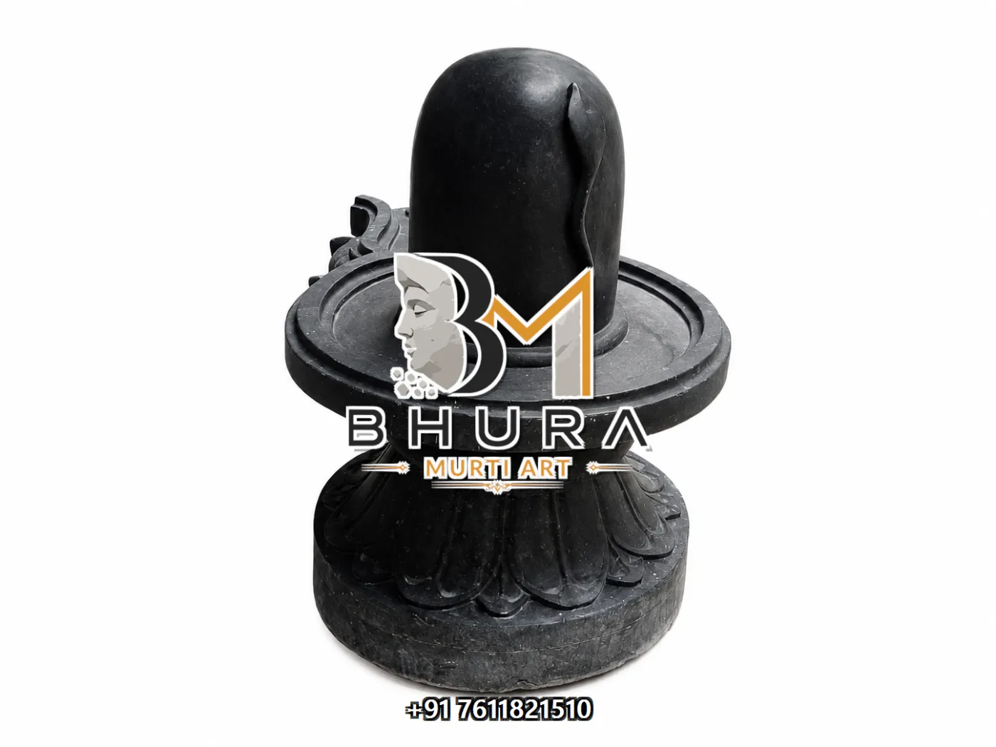 Traditional Shiva Lingam Jaladhari Collection - handcrafted marble design view 4