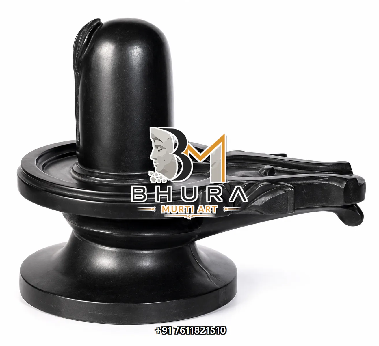 Premium Mahadev Lingam Sculpture Collection - handcrafted marble design view 2