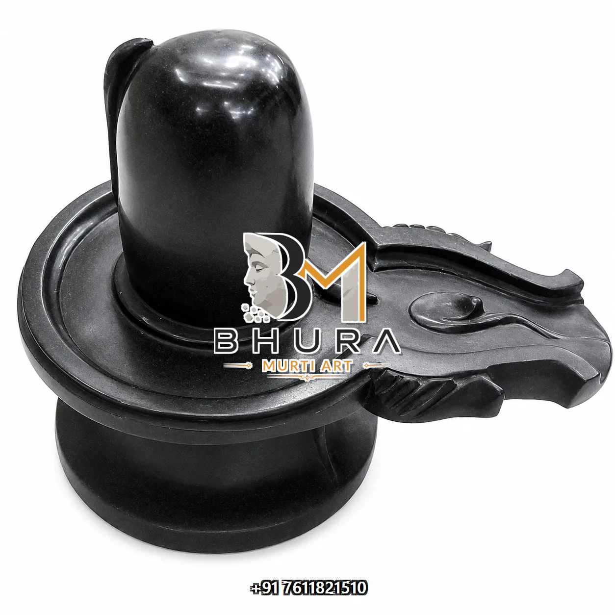 Premium Mahadev Lingam Sculpture Collection - handcrafted marble design view 3