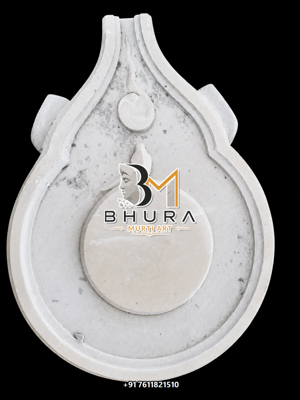 Spiritual Shiva Lingam Marble Statue Collection - handcrafted marble design view 3