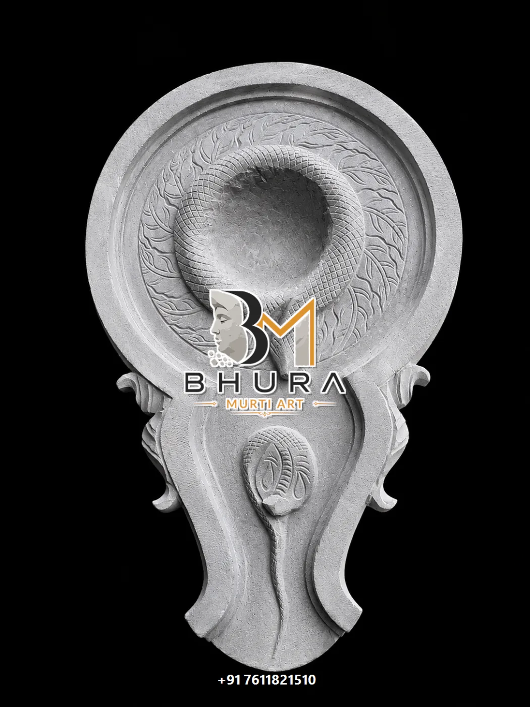 Designer Shivlingam Temple Idol Collection - handcrafted marble design view 2