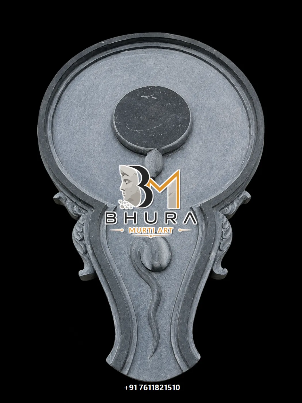 Designer Shivlingam Temple Idol Collection - handcrafted marble design view 4