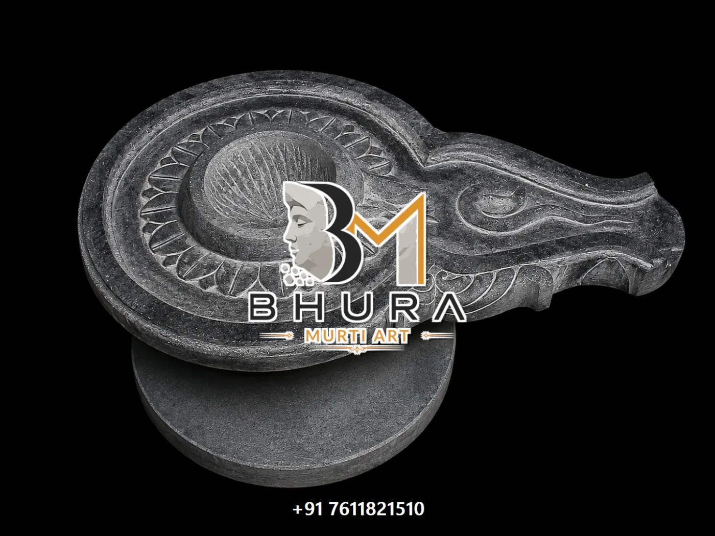 Custom-Made Mahadev Shivling Collection - handcrafted marble design view 4